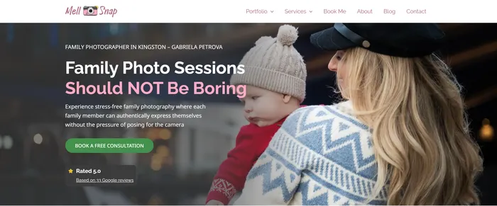 MellSnap marketing website